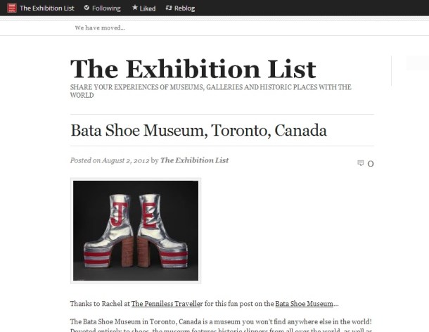 The Exhibition List: Bata Shoe Museum, Toronto Canada