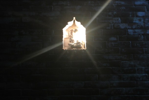 a beacon of light in the darkness of the city