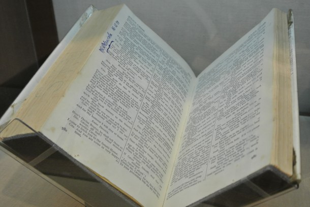 "Cowards may die many times before their death; The valiant never taste of death but once. Of all the wonders that I yet have heard, It seems to me most strange that men should fear, Seeing that death, a necessary end, Will come when it will come." 2.2.32-7 (Julius Ceasar)