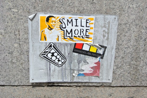 Discovering art all over the city.