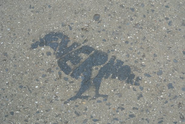 Someone's graffiti tag we found all over Soho.