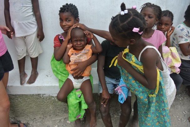 Getting to know the girls and the babies.