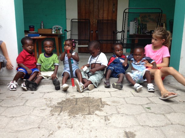 All of the little ones learning our names.